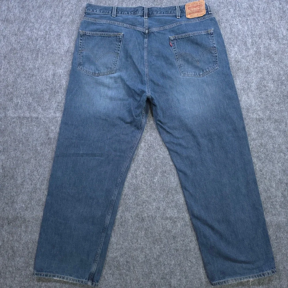 Levis 569‎ Loose Straight Blue Denim Jeans Mens W40 L32 Medium Wash 005690575